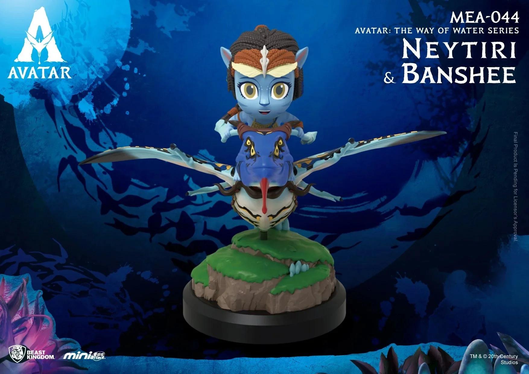 Avatar : The Way Of Water Series Neytiri & Banshee Mini Egg Attack Figure by Beast Kingdom (MEA-044) - Image 3