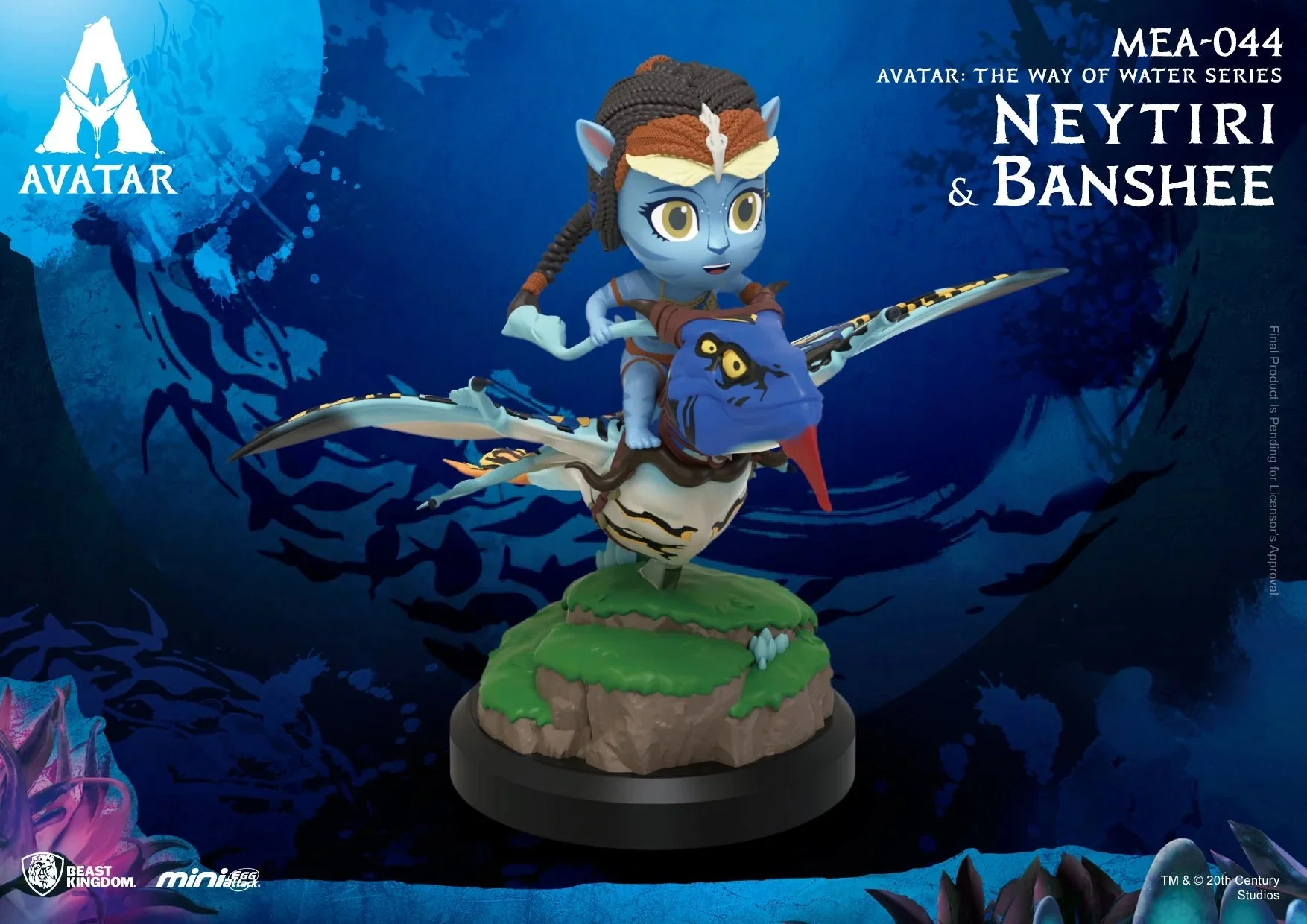 Avatar : The Way Of Water Series Neytiri & Banshee Mini Egg Attack Figure by Beast Kingdom (MEA-044) - Image 4
