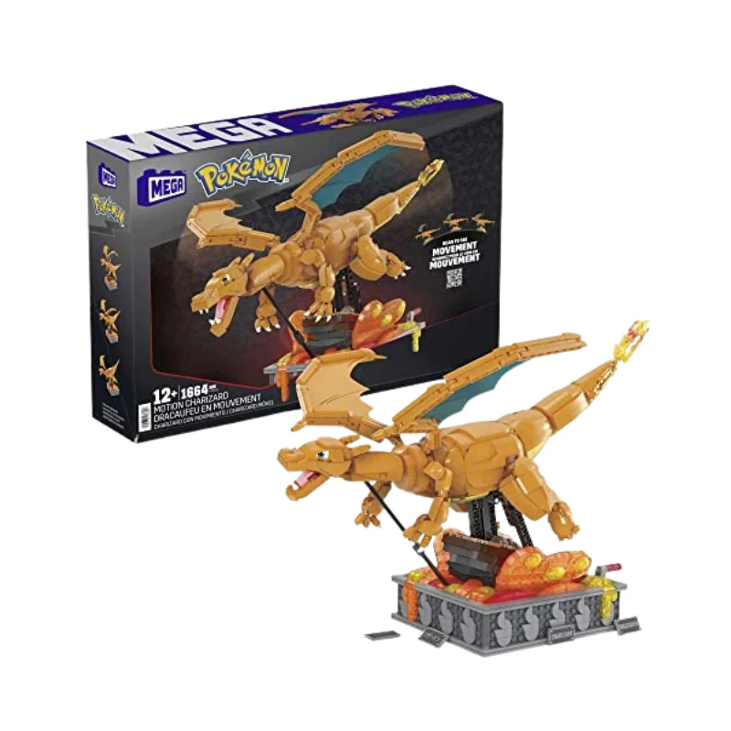 Mega Blocks Mega Pokemon - Motıon Charızard Toys by Mattel