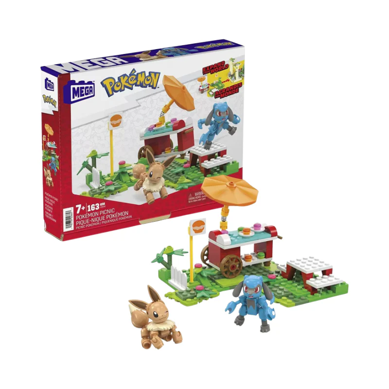 Mega Blocks Pokemon Adventure Builder: Poké Puff Picnic Toys by Mattel