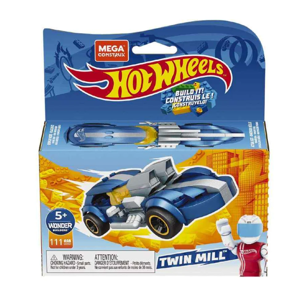 Hot Wheels Mega Blocks Racers Twin Mill by Mattel