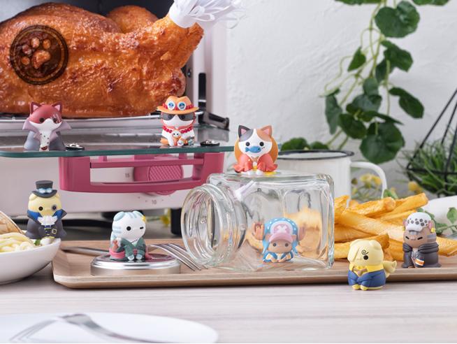 One Piece Mega Cat Project Trading Figure 8-Pack Nyanpiecenyan! Luffy With Rivals Version Set by Megahouse - Image 2