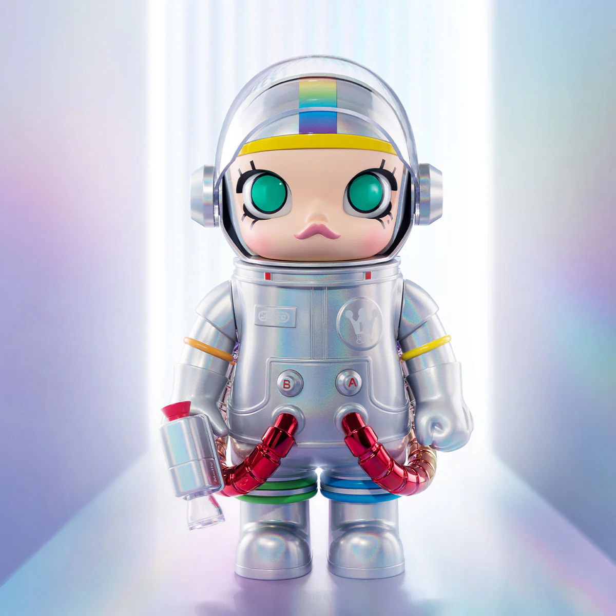 Mega Space Molly 400% Rainbow 2.0 By Pop Mart - Image 3
