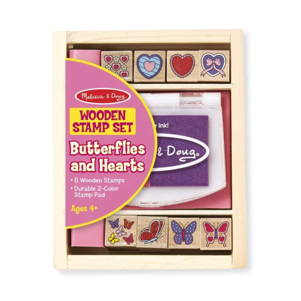 Melissa and Doug Butterfly and Hearts Stamp Set