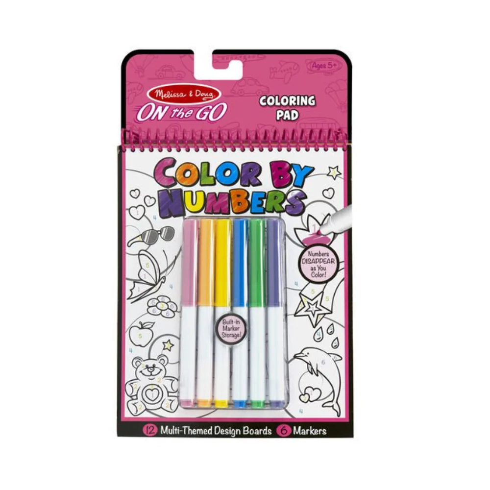 Melissa and Doug Color By Numbers - Pink