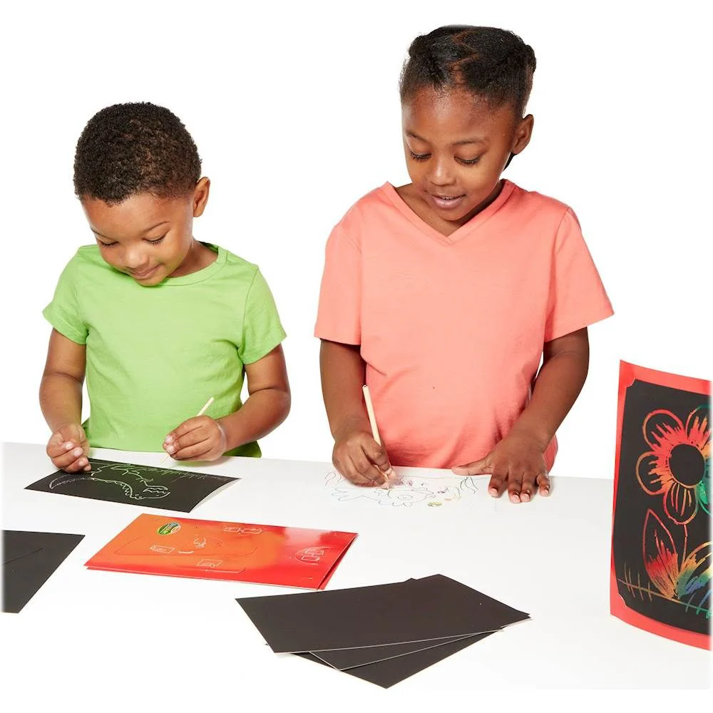 Melissa and Doug Deluxe Combo Scratch Art Set - Image 3