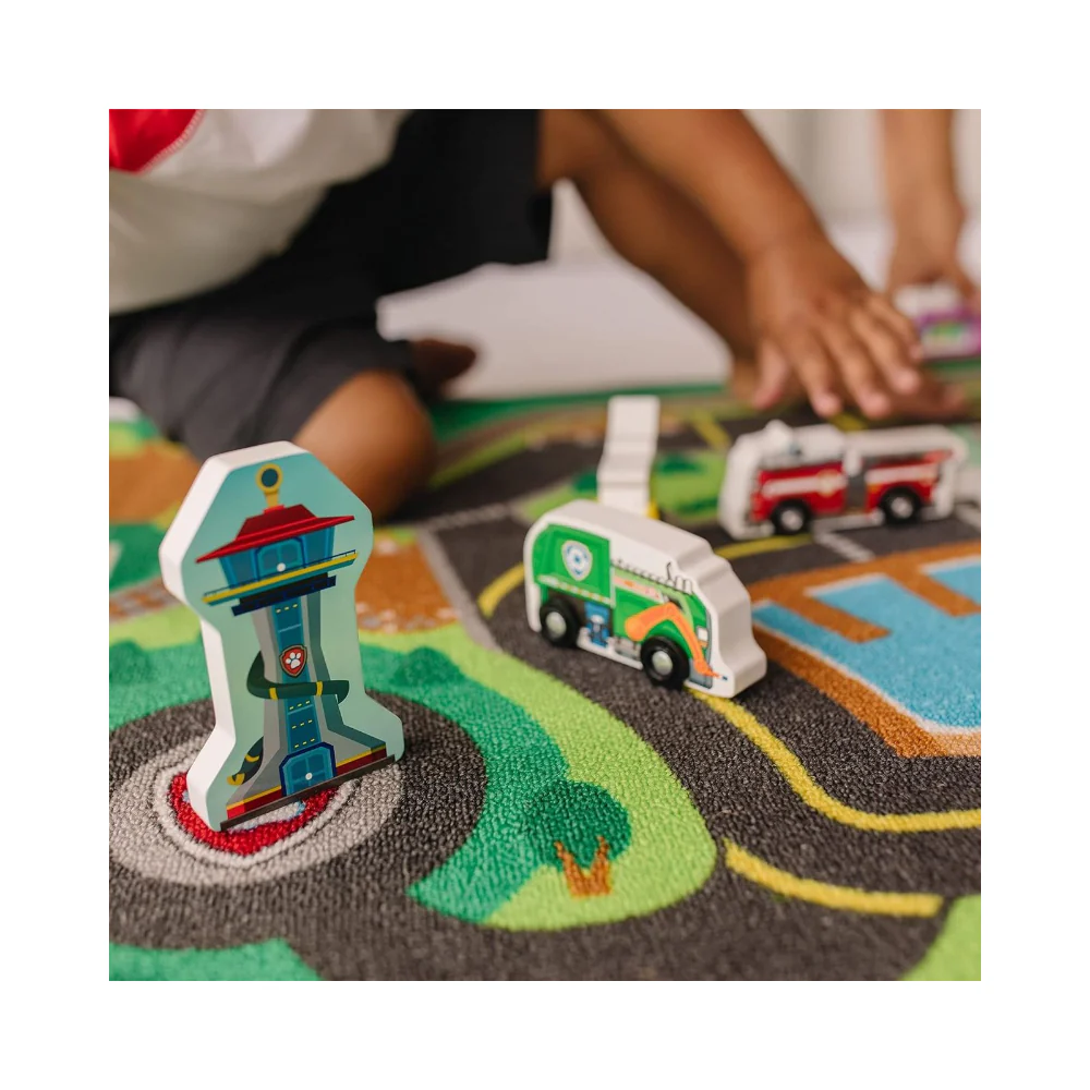 Melissa And Doug Paw Patrol Activity Rug - Adventure Bay - Image 2
