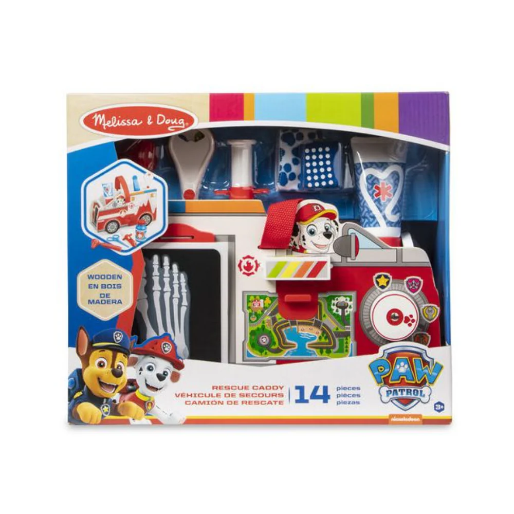 Melissa and Doug Paw Patrol Marshall's Wooden Rescue Caddy