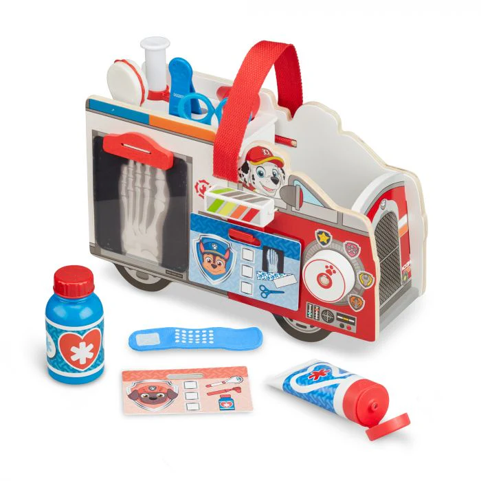 Melissa and Doug Paw Patrol Marshall's Wooden Rescue Caddy - Image 2