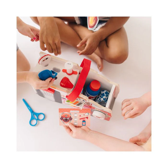 Melissa and Doug Paw Patrol Marshall's Wooden Rescue Caddy - Image 3