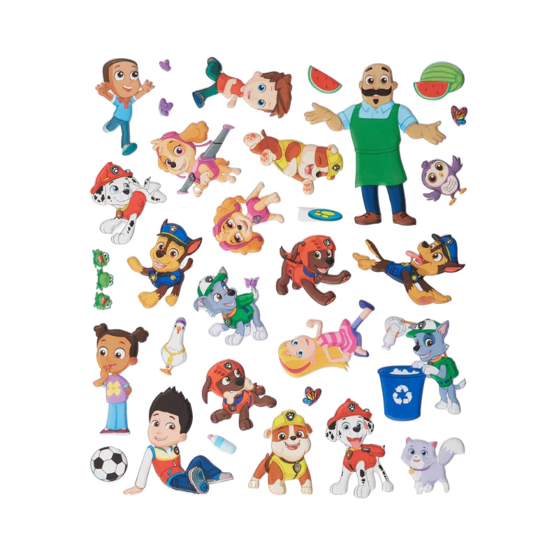 Melissa and Doug Paw Patrol Puffy Sticker - Adventure Bay