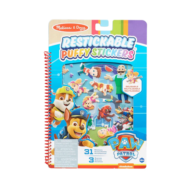 Melissa and Doug Paw Patrol Puffy Sticker - Adventure Bay - Image 2