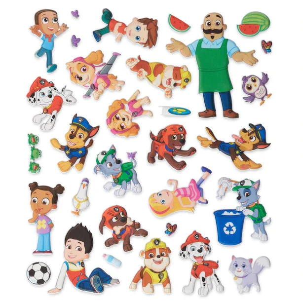 Melissa and Doug Paw Patrol Puffy Sticker - Adventure Bay - Image 3