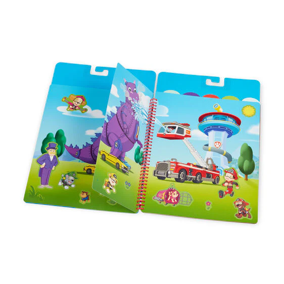 Melissa and Doug Paw Patrol Restickable Stickers Flip-Flap Pad - Ultimate Rescue - Image 2