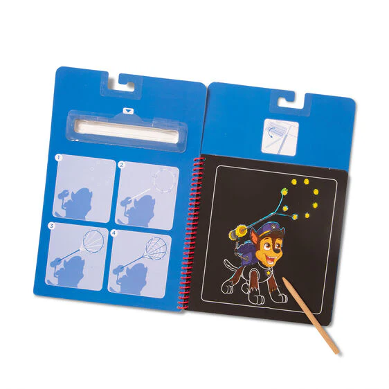 Melissa and Doug Paw Patrol Scratch Art Pad - Chase - Image 5