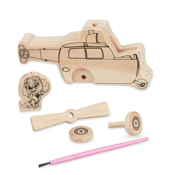 Melissa and Doug Paw Patrol Wooden Craft Kit - Vehicles - Image 2