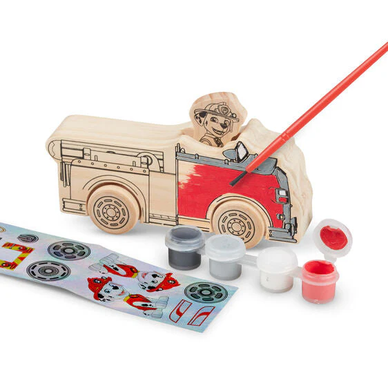 Melissa and Doug Paw Patrol Wooden Craft Kit - Vehicles - Image 4