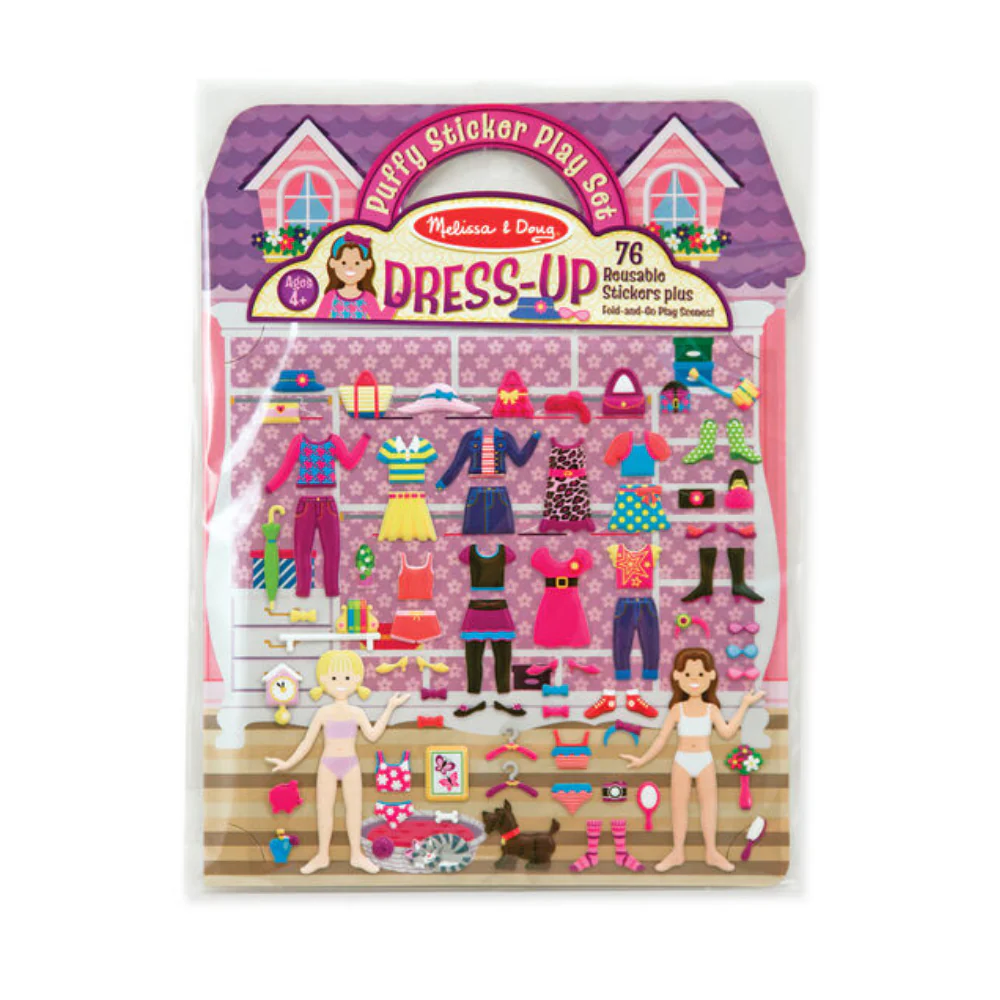 Melissa and Doug Puffy Sticker Play Set - Dress-Up