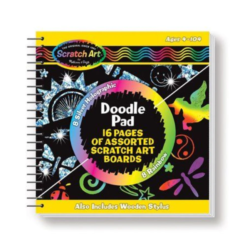 Melissa and Doug Scratch Art Doodle Pad