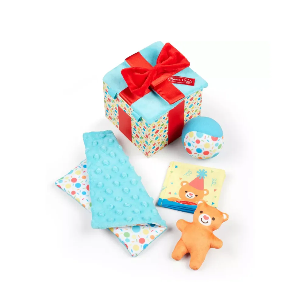 Melissa & Doug Wooden Surprise Gift Box Infant Toy