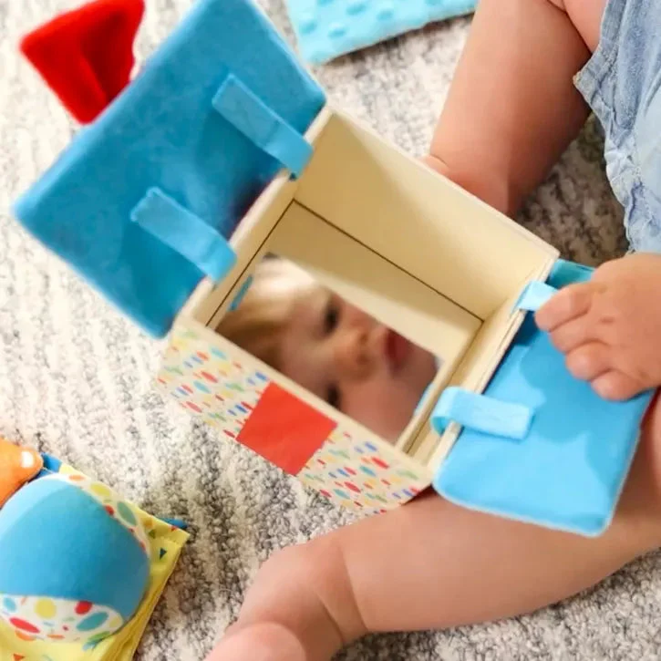 Melissa & Doug Wooden Surprise Gift Box Infant Toy - Image 5
