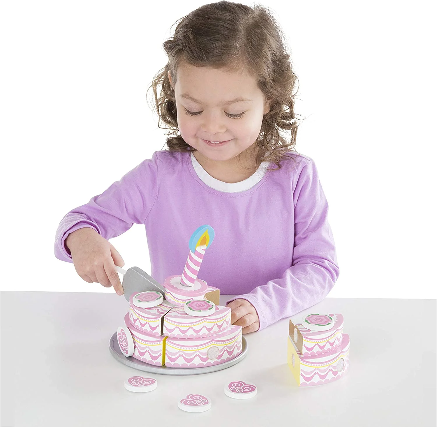 Melissa and Doug Triple-Layer Party Cake - Image 4