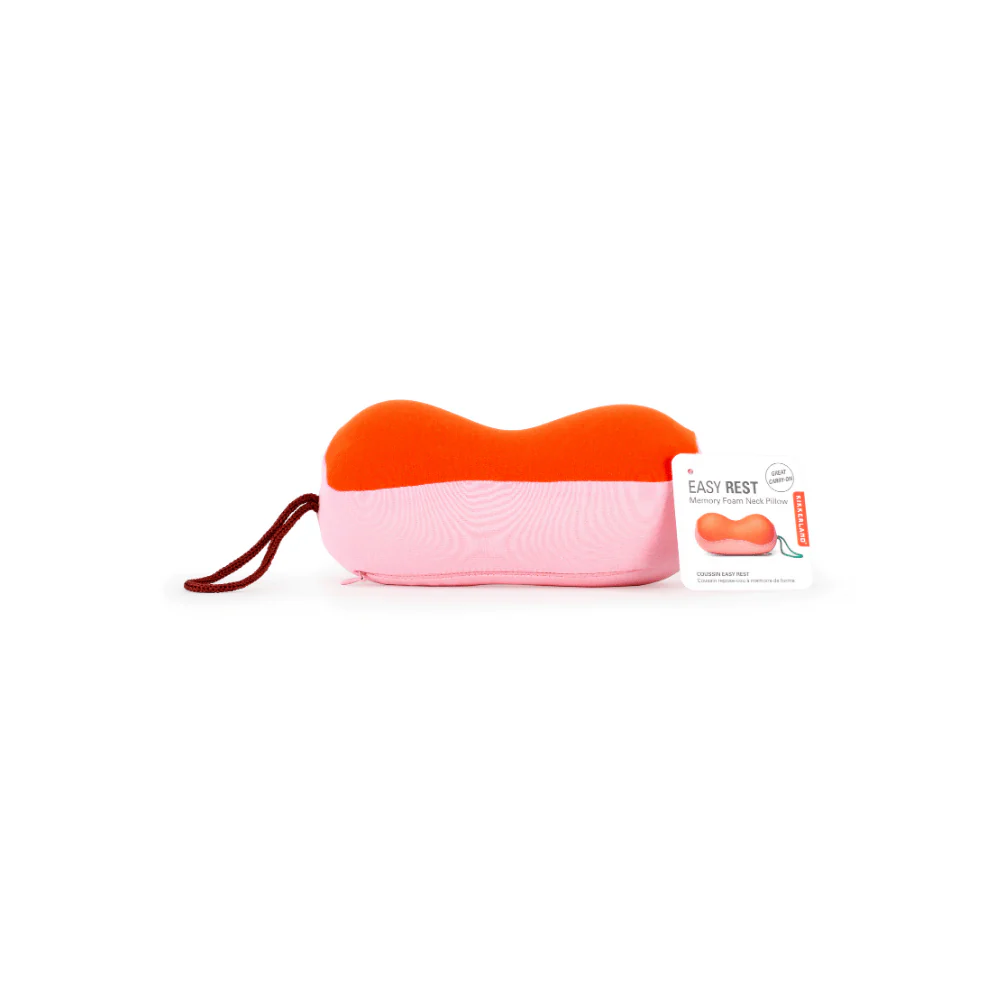 Memory Foam Neck Pillow Pink