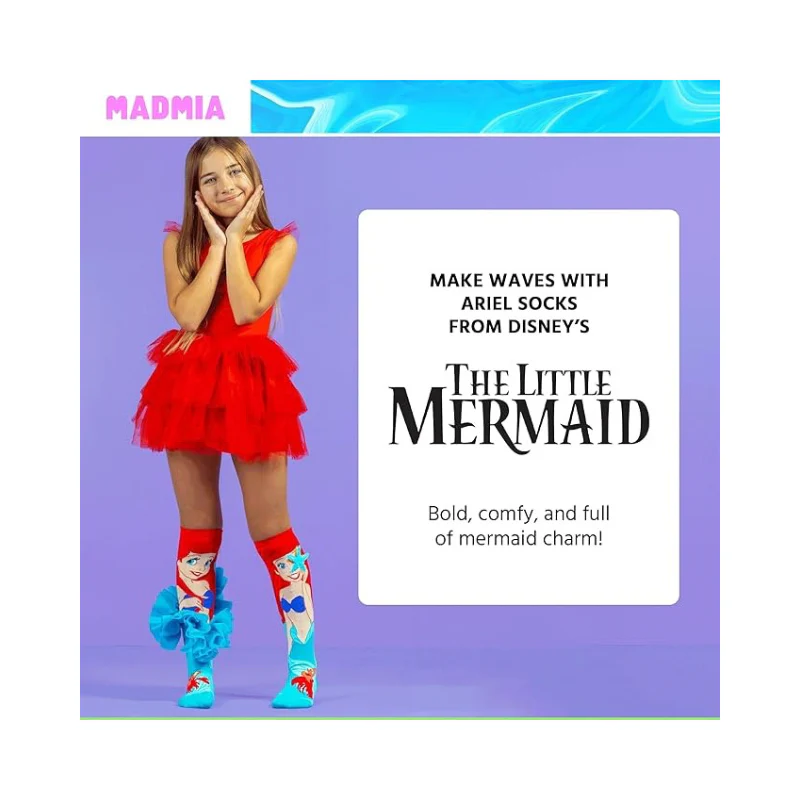 Mermaid Ariel Socks By Madmia - Image 3