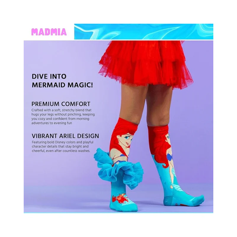Mermaid Ariel Socks By Madmia - Image 4