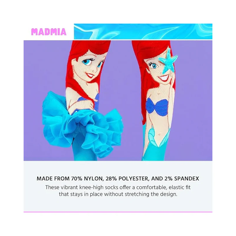 Mermaid Ariel Socks By Madmia - Image 7
