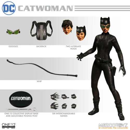 DC Comics Catwoman 1/12 Scale Action Figure by Mezco Toys - Image 2