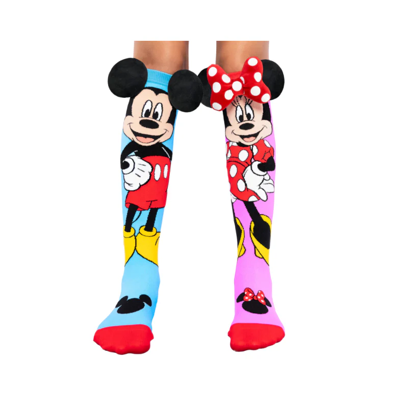 Mickey And Minnie Socks By Madmia