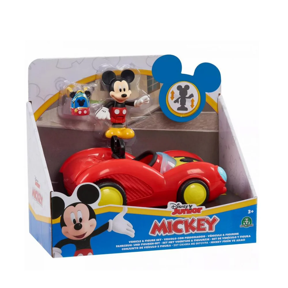 Disney Mickey Mouse Figure with Vehicle