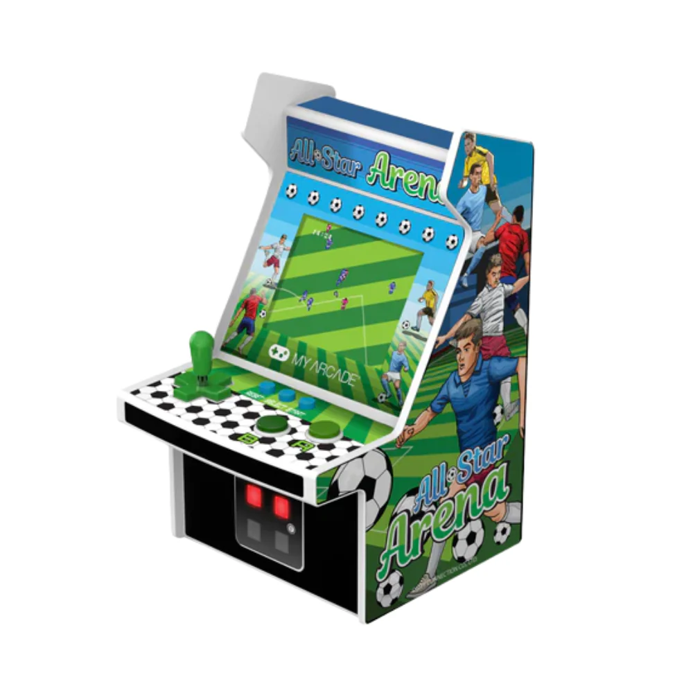 Micro Player 6.75" All-Star Arena + 300 Bonus Games Collection Mini Arcade