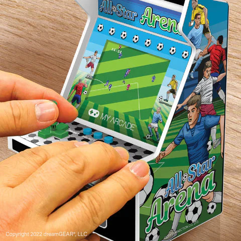 Micro Player 6.75" All-Star Arena + 300 Bonus Games Collection Mini Arcade - Image 2