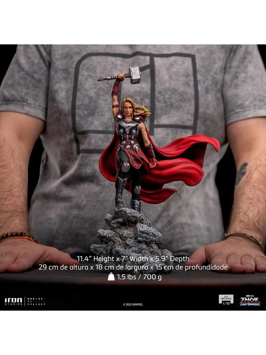THOR: LOVE AND THUNDER - MIGHTY THOR JANE FOSTER BDS ART SCALE 1/10 STATUE BY IRON STUDIOS - Image 3