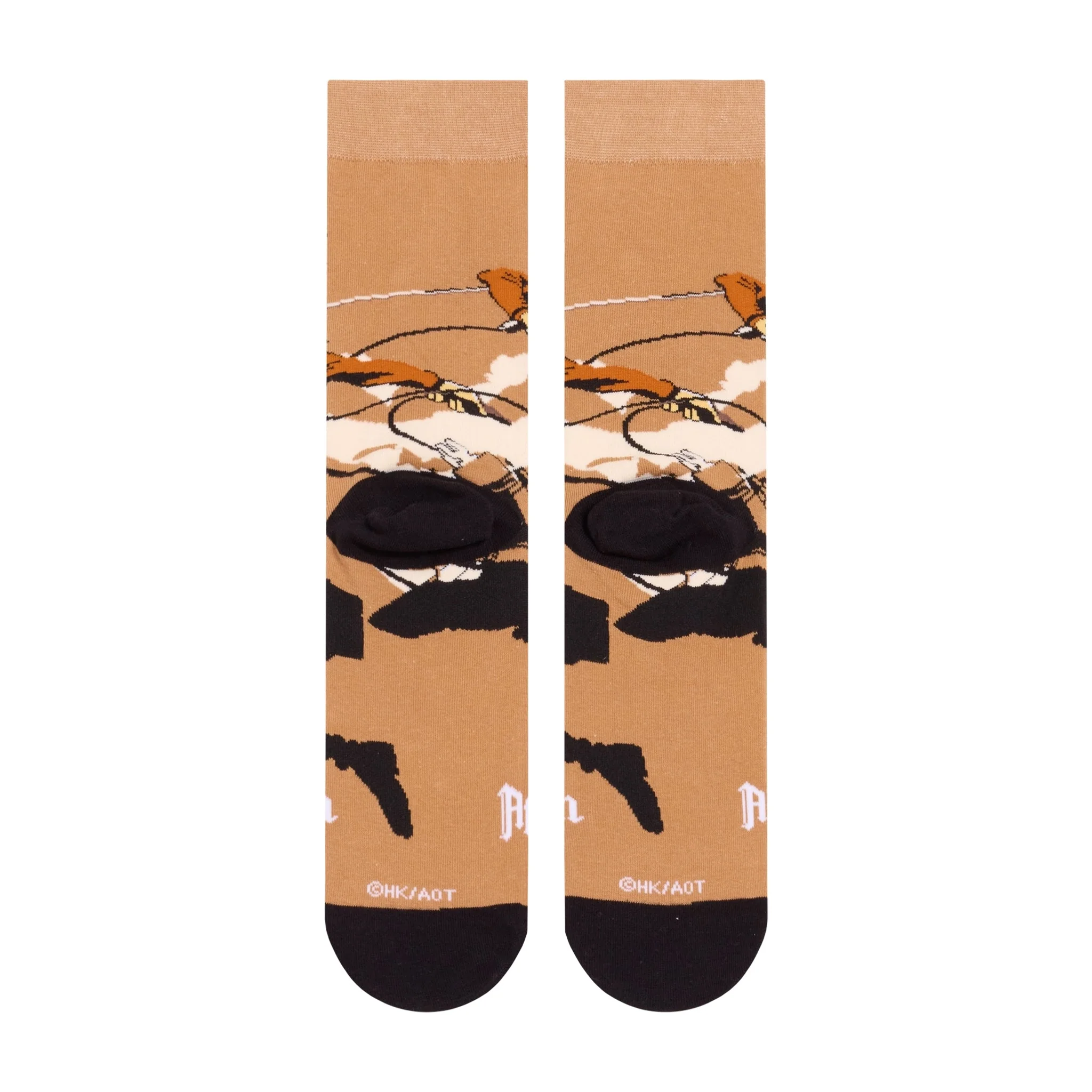 Mikasa Ackerman - Mens Crew Straight Socks By Odd Socks - Image 3