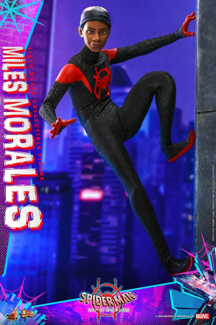 Spider-Man: Into The Spider-Verse - Miles Morales 1/6 Scale Figure By Hot Toys - Image 6