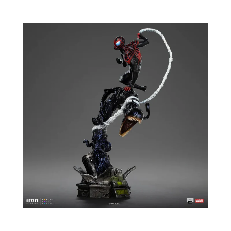 Miles Morales Spider-Man vs Villains Diorama BDS Art 1/10 Scale By Iron Studios - Image 5