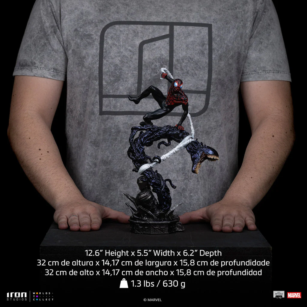 Miles Morales Spider-Man vs Villains Diorama BDS Art 1/10 Scale By Iron Studios - Image 8
