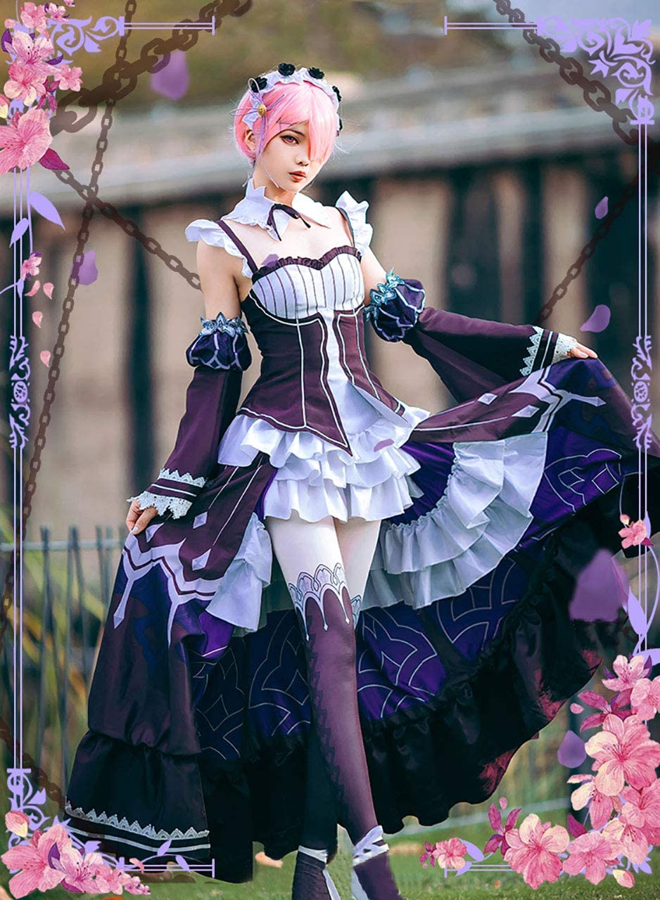 Re:Zero Starting Life in Another World Rem/Ram Cosplay for Adults - Image 3