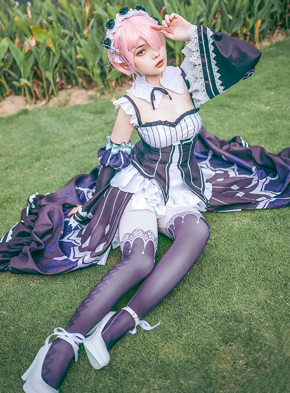 Re:Zero Starting Life in Another World Rem/Ram Cosplay for Adults - Image 4
