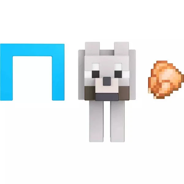 Minecraft Build-A-Portal Wolf Figure - Image 2