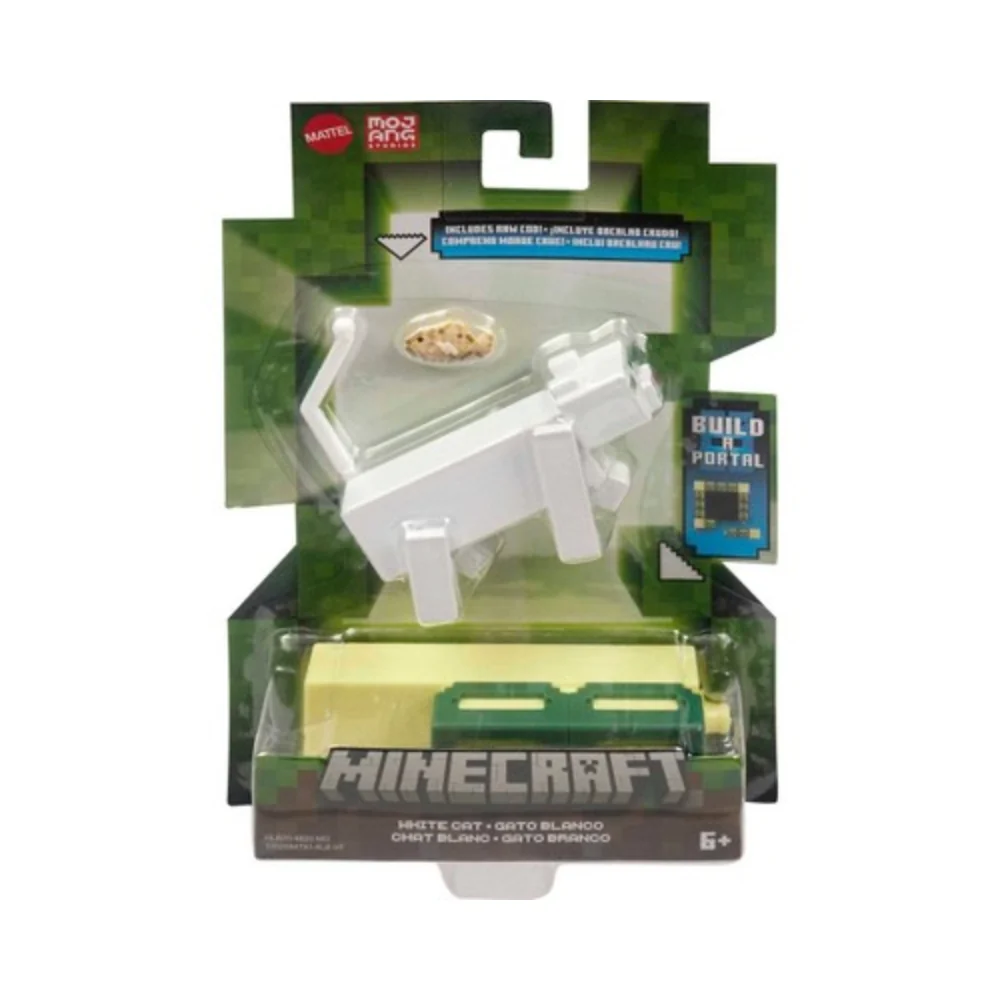 Minecraft Build-A-Portal Figure White Cat Action Figure