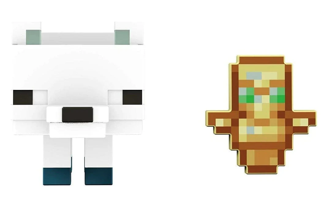 Minecraft Build-A-Portal Arctic Fox Action Figure by Mattel - Image 4