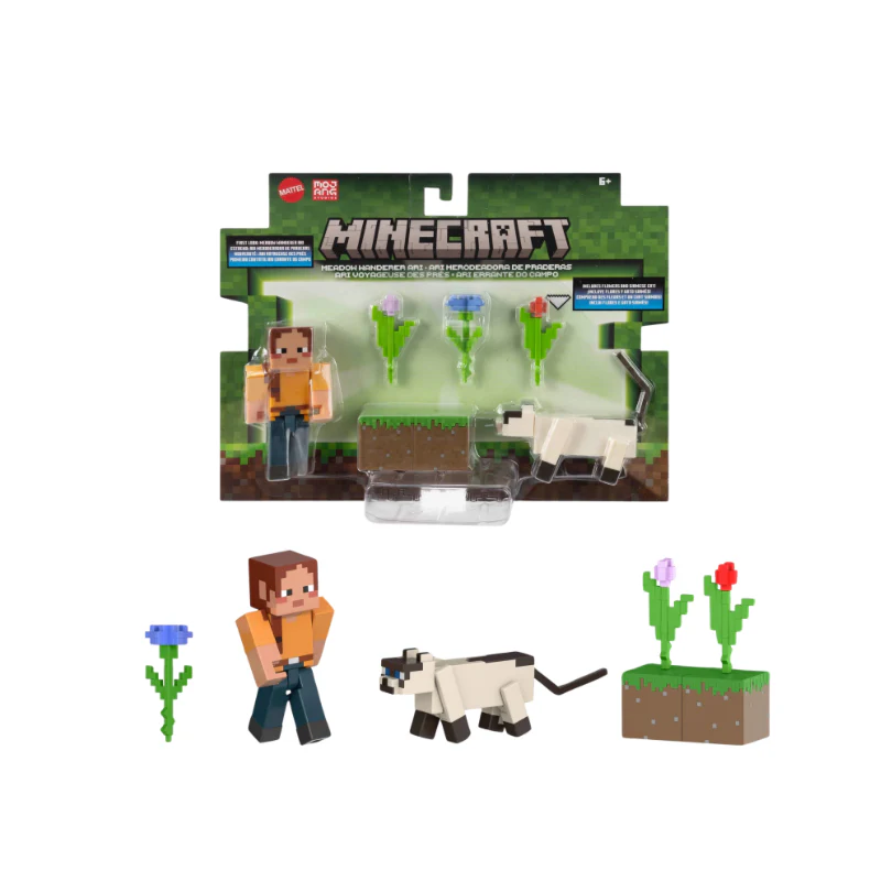 Minecraft Core 3.2 In Figure 2-Pack Meadow Toys by Mattel