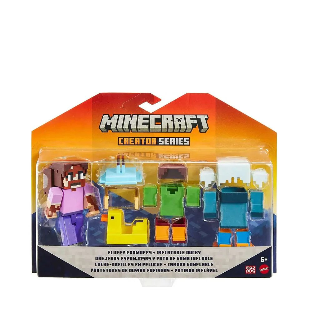 Minecraft Creator Series Fluffy Earmuffs + Inflatable Duck