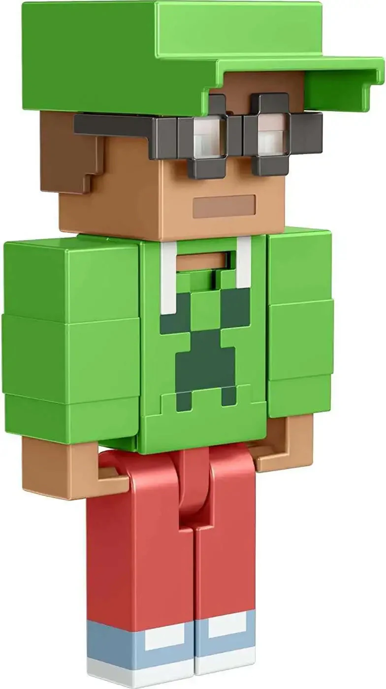 Minecraft Creator Series Hoodie with Mooing Hoodie Action Figure by Mattel - Image 4