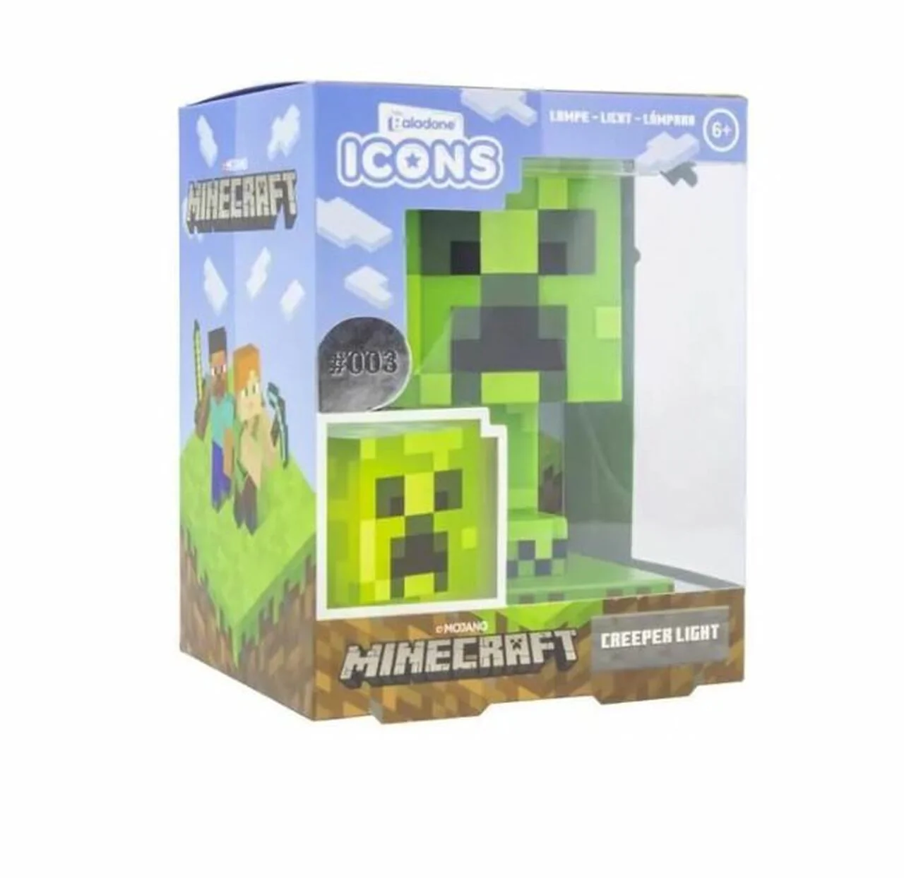 Minecraft Creeper  Icon Light with Sound Lamp - Image 4