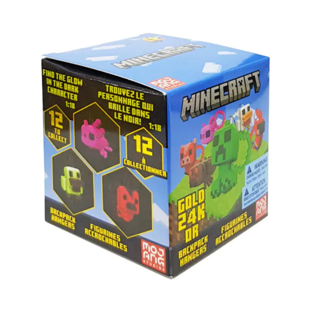 Minecraft Collectible Backpack Hangers Figure Blind Box Series 1
